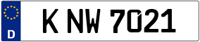 Truck License Plate